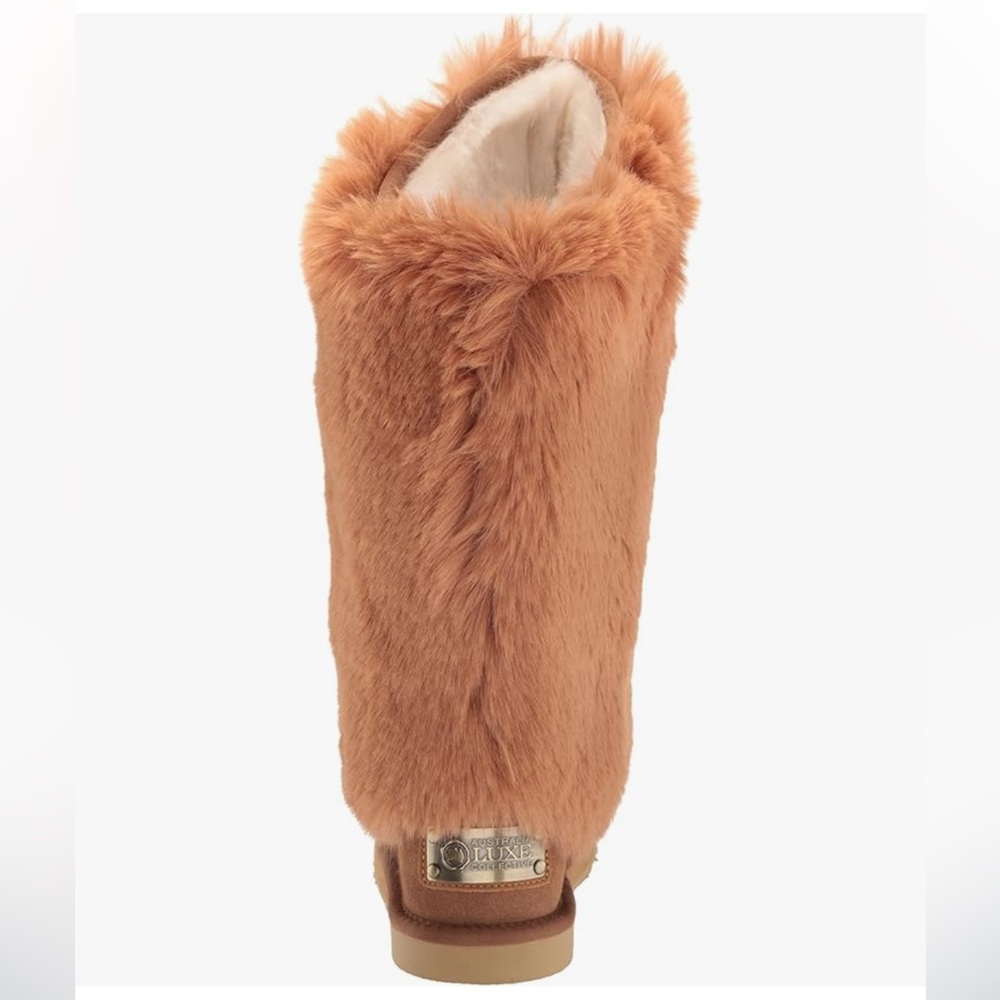 Australia Luxe Collective Hun Chestnut Boots NEW - Picture 5 of 12